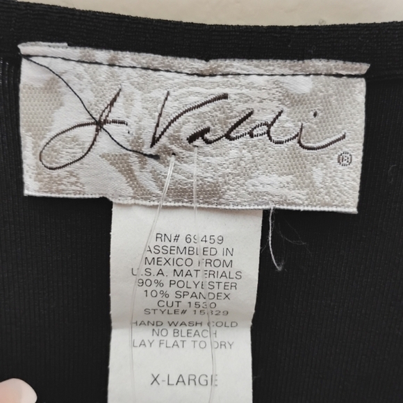 NWT J Valdi Plunge Bell-Sleeve Swim Cover-Up Dress XL Beach To Brunch - Picture 6 of 6